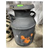 Metal Milk Can With Handles and Lid