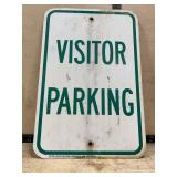 Visitor Parking Metal Sign 18x12 Inch