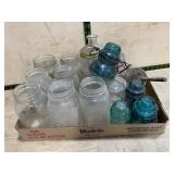 Mason Jars and Glass Insulators Lot