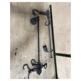 2 Iron Steelyard Balance Scales with Hooks