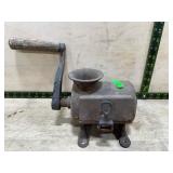 Cast Iron Hand-Crank Meat Grinder