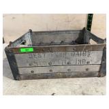 Best Ever Dairy Newcastle IND Wooden Milk Crate