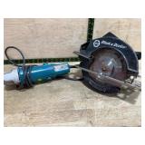 Black & Decker Circular Saw and Makita Drill