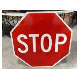 Large Red Octagonal STOP Road Sign