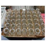 42 Wayne Dairy Embossed Glass Milk Bottles