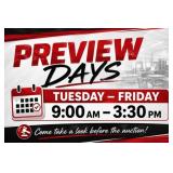 Auction Preview information and times