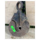 Cast Iron Pulley Wheel with Eye Hook