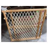 Adjustable Wooden Frame Baby Pet Gate