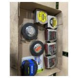 7 Tape Measures, Mixed Brands, 25 Ft