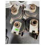 4 Heavy-Duty Ratchet Tie Down Straps