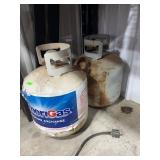 Two Empty AmeriGas Propane Tanks, 20 lb Size