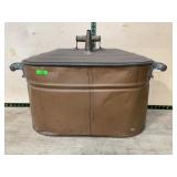 Large copper kettle with Lid and Handles