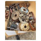 Axles, Brake Drums, Exhaust Manifold Lot