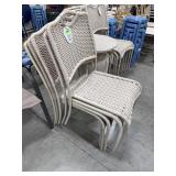 4 Threshold Stacking Patio Chairs