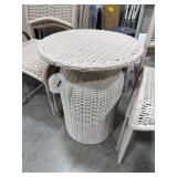 Threefold Patio Bistro Table Wicker Finish