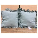 Threshold Outdoor Pillows With Lace Trim