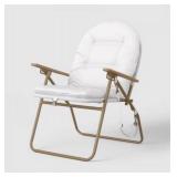 Threshold Folding Padded Beach Sand Chair