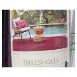 Threshold Outdoor Rug, Rose Braided, 5x7 ft