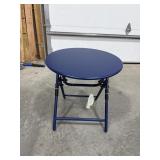 Threshold folding patio accent table