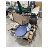 Skid of Damaged Patio Furniture and Accessories