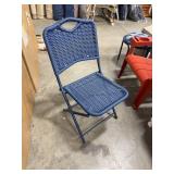 Threshold Blue Folding Patio Chair