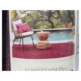 Threshold Outdoor Rug 5 ft x 7 ft Rose Braided