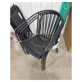 Room Essentials Wire Stacking Patio Chairs, 3