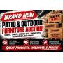 Brand New Patio and Outdoor Furniutre Auction