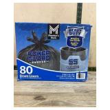 55 Gallon Drum Liners 80 Count 2 ft 11 in x 4 ft 1