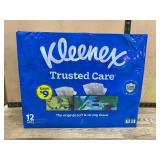 Kleenex Trusted Care 2-Ply Tissues, 12 Pack