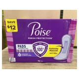 Poise Fresh Protection Pads 96ct Size 6