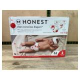 Honest Clean Conscious Diapers, 62 Pack, Size 3