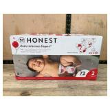 Honest Clean Conscious Diapers Size 2, 72 ct