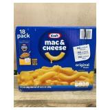 Kraft Mac & Cheese 18 Pack Original Flavor