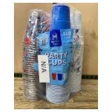 Heavy Duty Plastic Party Cups, 140 Count