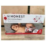 Honest Clean Conscious Diapers 72 Ct Size 2