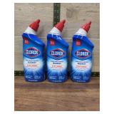 Clorox Toilet Bowl Cleaner Bleach 24oz Trio