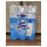 Lysol Disinfectant Spray 3 Pack, Crisp Linen