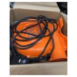 Untested Orange Electric Air Blower