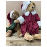 Boyds Bears Plush Holiday Bear Pair