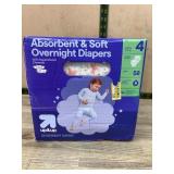 Up & up Overnight Diapers Size 4, 58 Count