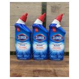 Clorox Toilet Bowl Cleaner Bleach 24oz, 3 Pack