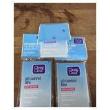 3 clean and clear oil control film packs