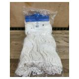 Cotton Mop Head with Blue Plastic Clamp