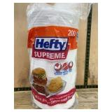 Hefty Supreme 10.25' Compartment Plates 200ct