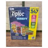 Ziploc Variety Pack 347 Assorted Storage Bags