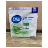 Dial Antibacterial Sensitive Bar Soap 16 Pack