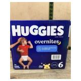 Huggies Overnites Diapers Size 6, 36 Count