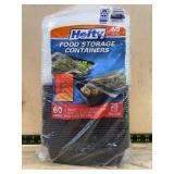 Hefty Food Storage Containers 28 oz 60 Pieces