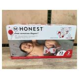 Honest Clean Conscious Diapers Size 2, 72 Ct